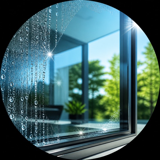 Fenster und Glas reinigen
